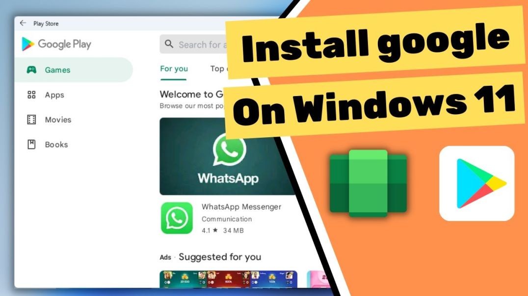 How to install google play store in Windows 11_ Install google play store in WSA - TechGuru