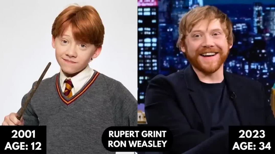 Harry Potter Cast 2001-2023 _ Then and Now
