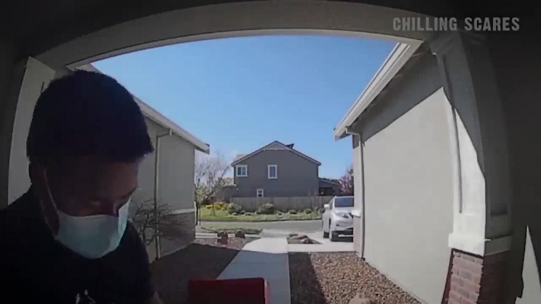 Disturbing Things Caught on Doorbell Camera !