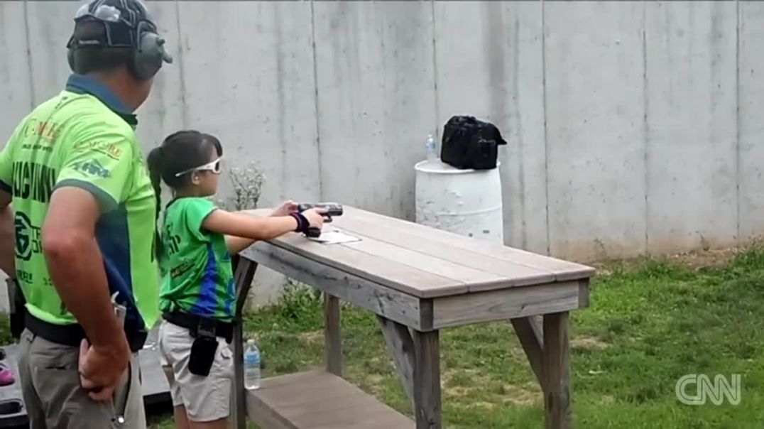 This 10-year-old knows how to use a gun----shooting