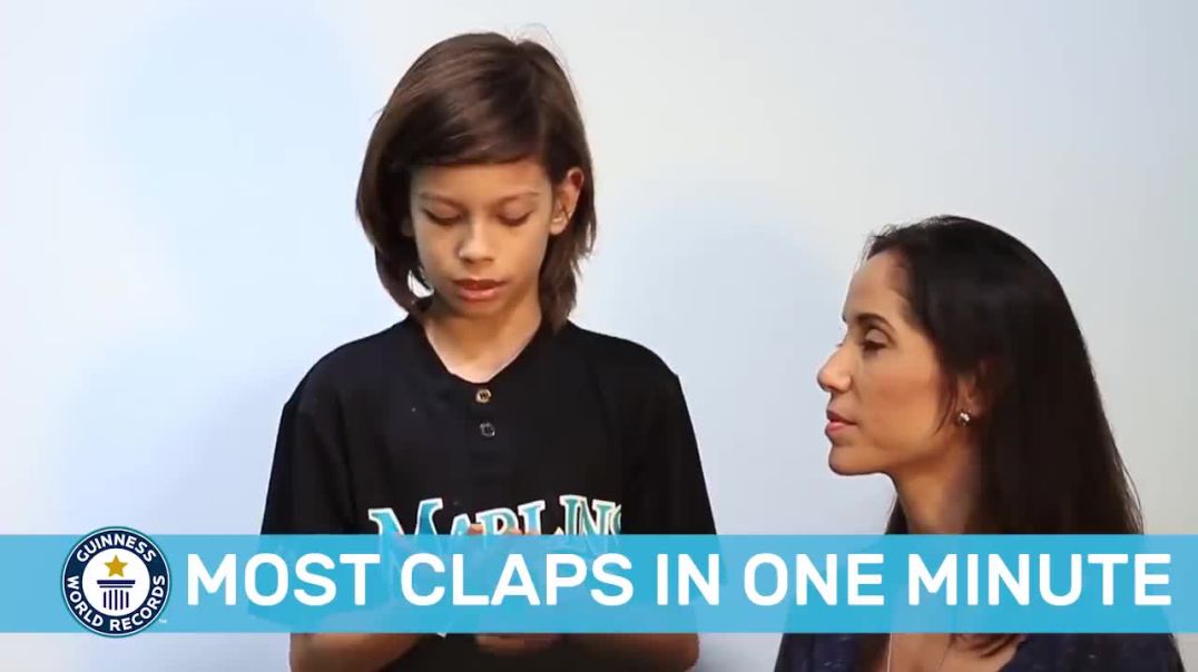 Most claps in one minute !