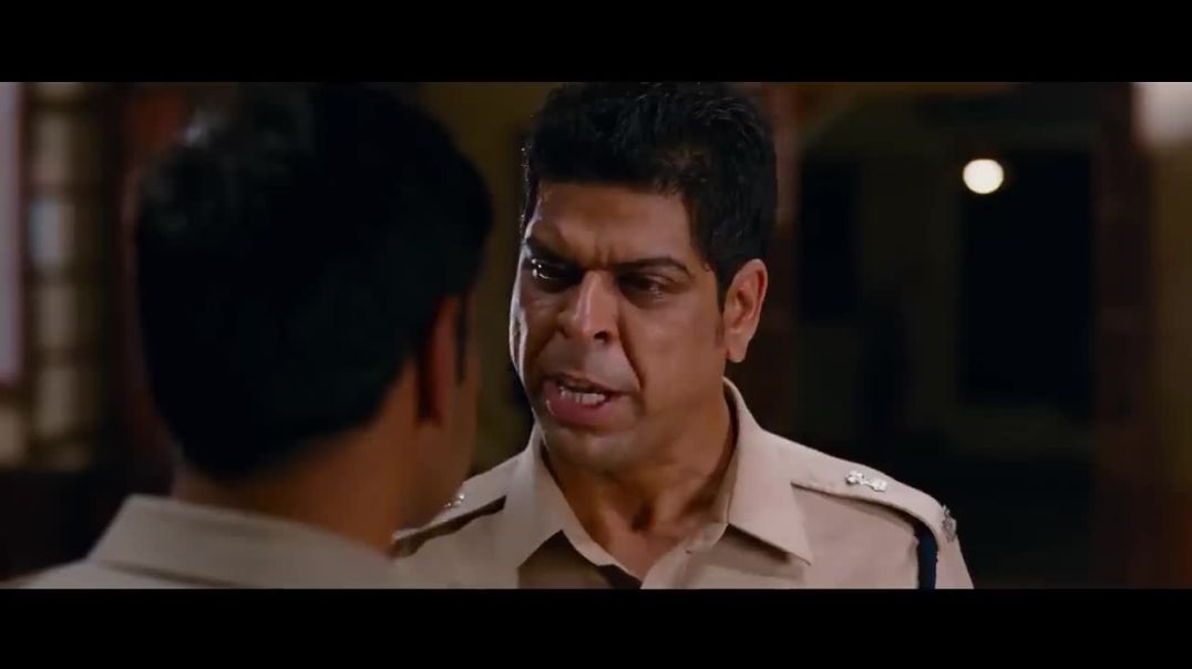 Ajay Teaches Corrupt DSP A Lesson _ Movie Scene