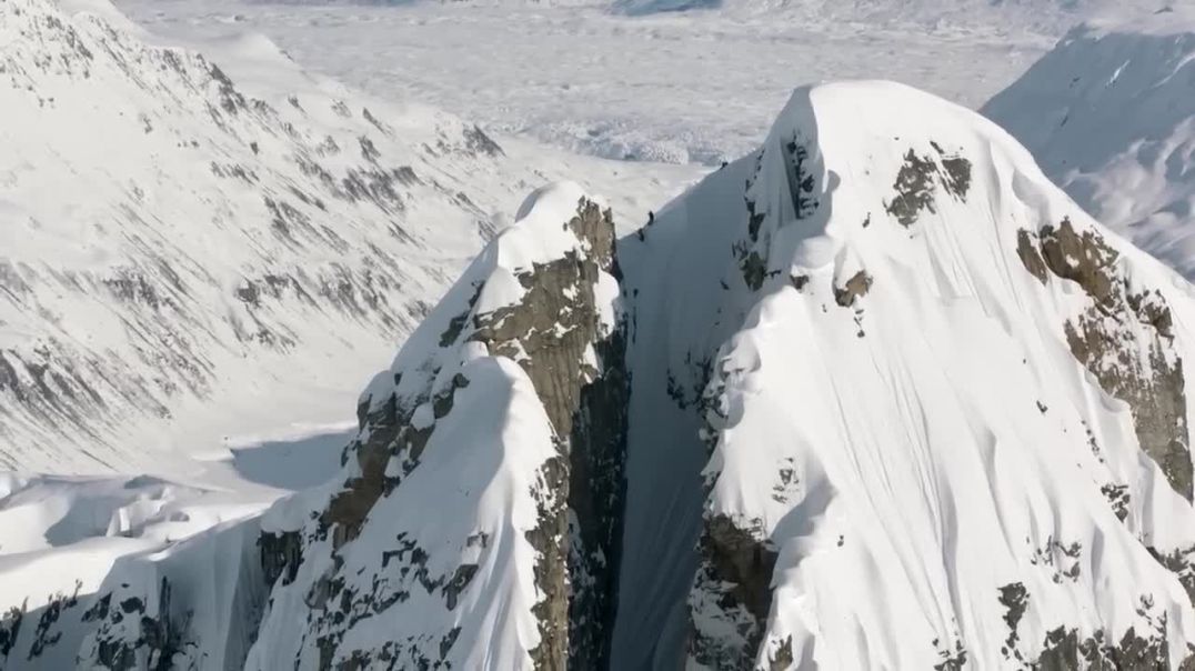 Most insane ski line EVER---Travel