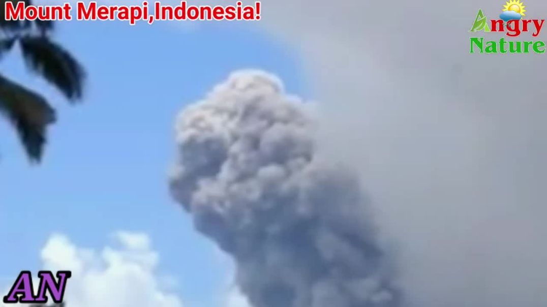 Volcano eruption in Indonesia ---angry Nature