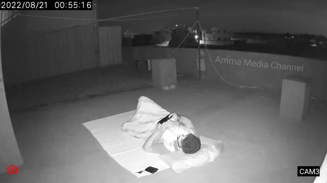 The Real ghost enters the body of a man  !