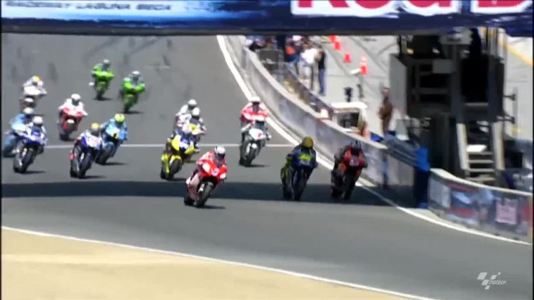 MotoGP Classic Showdown: Rossi vs Stoner Laguna Seca--speed