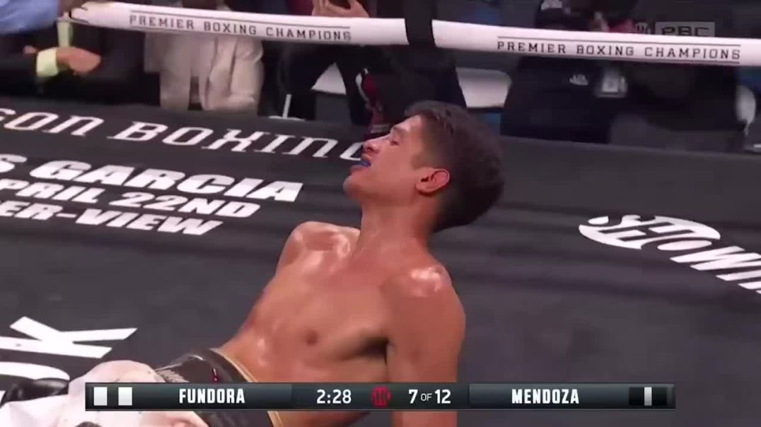 Mendoza Shocks the Boxing World with Seventh Round KO of Fundora!