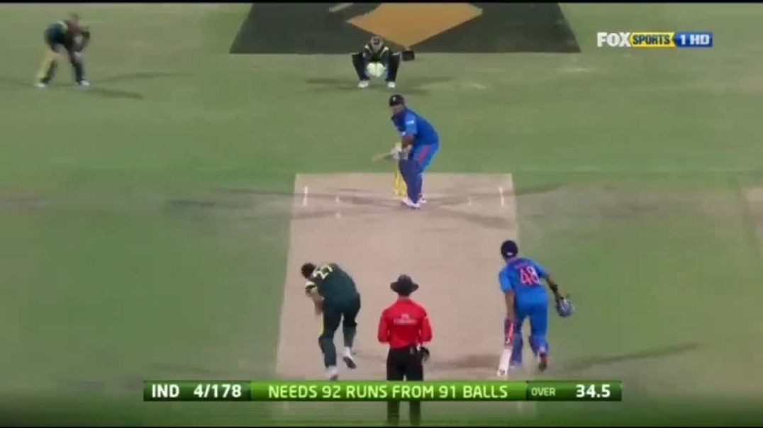 Unforgettable Moment: MS Dhoni's 112m Six Seals Victory for India in AUS vs IND