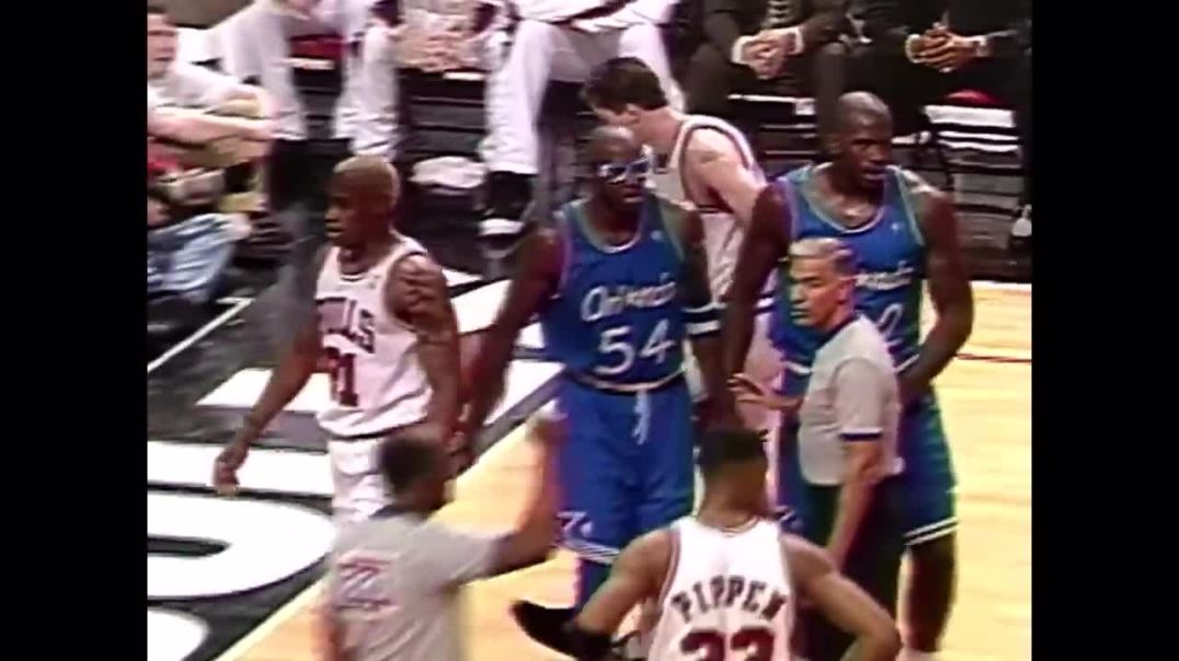 NBA Legends Throwdown: Shaquille O'Neal vs. Dennis Rodman's Fiery Rivalry--Basketball