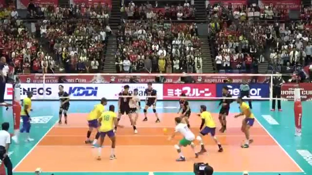 Unforgettable Moments: Japan vs Brazil Volleyball Highlights at World Cup 2019--volleyball