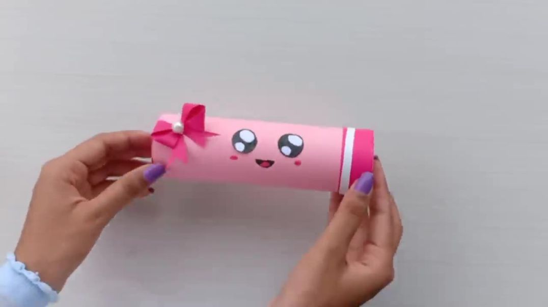 Craft Your Own Paper Pencil Box - Easy Step-by-Step Tutorial !